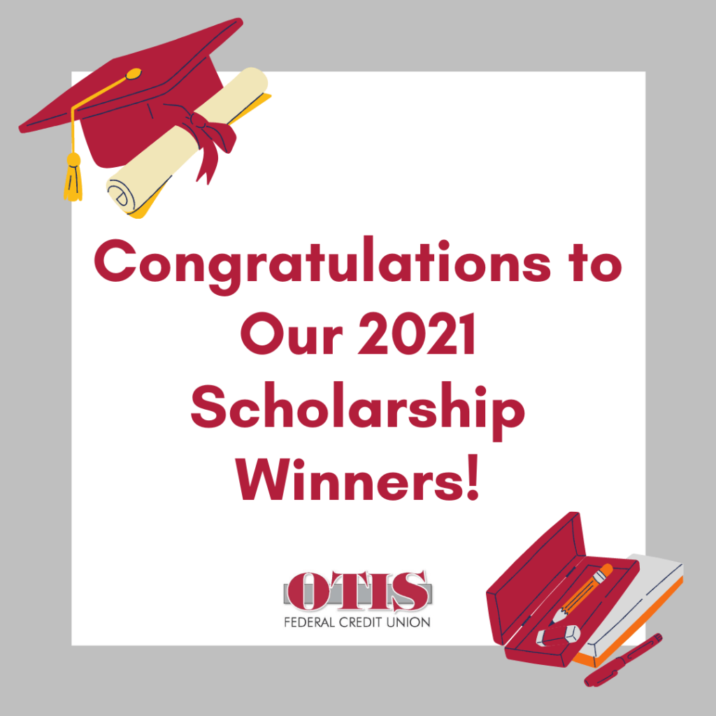 Congratulations to our 2021 OTIS Scholarship Winners!