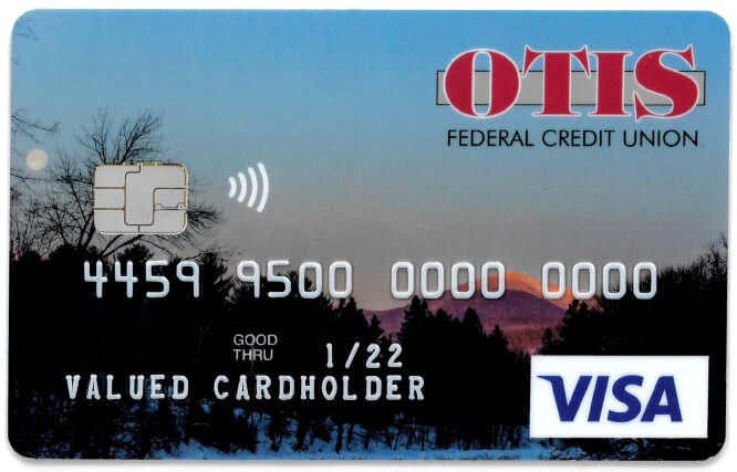 otis federal credit union visa credit card