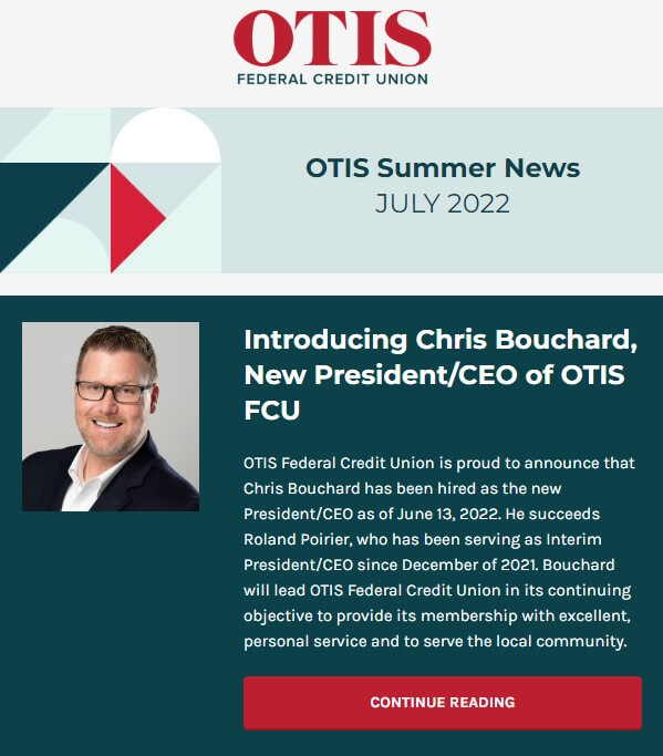 OTIS summer 2022 newsletter preview