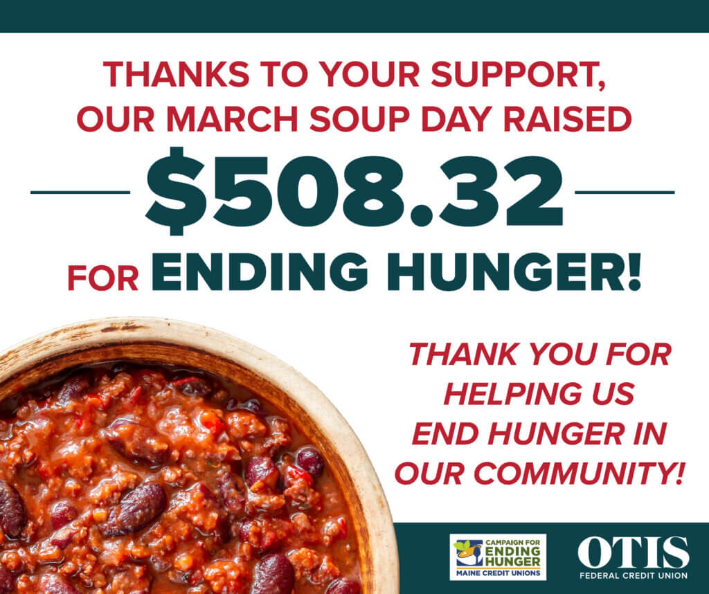 Bowl of chili. $508.32 Raised for March Soup Day.