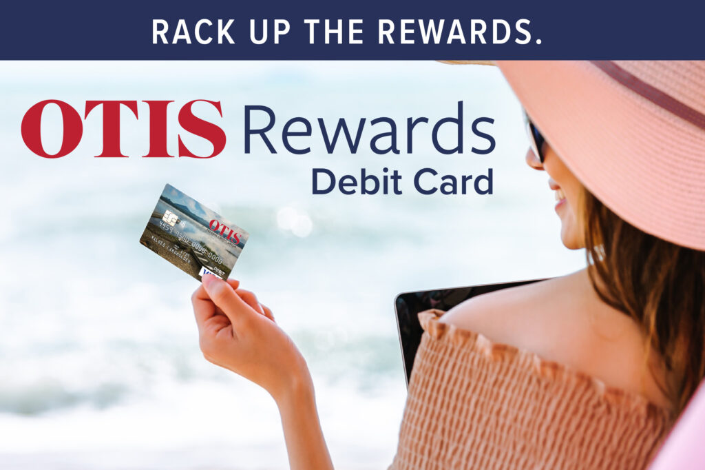 otis rewards debit card click to learn more